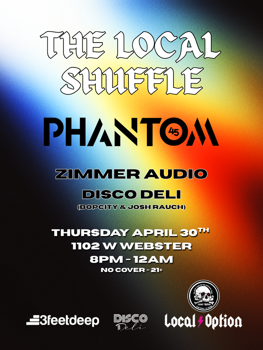 Flyer for The Local Shuffle
