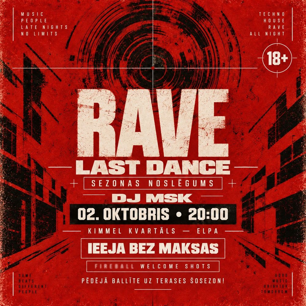 Flyer for Last Dance