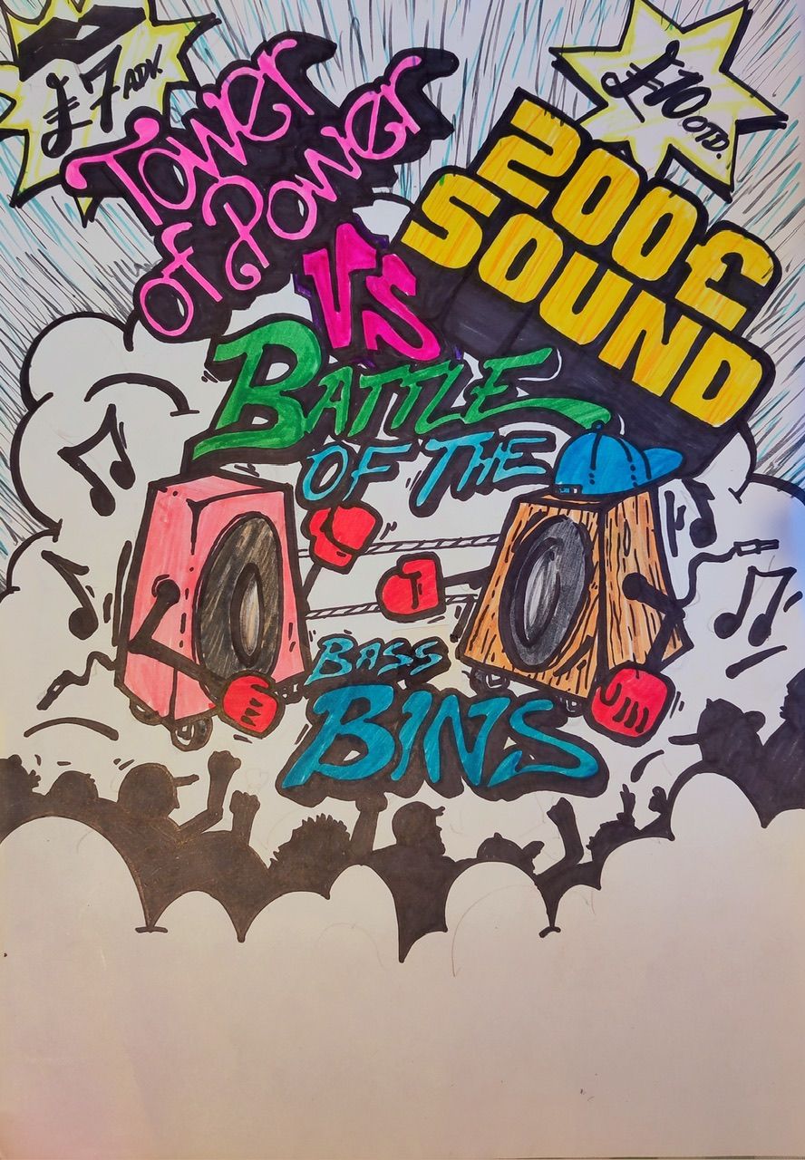 Flyer for Battle of the Bass Bins