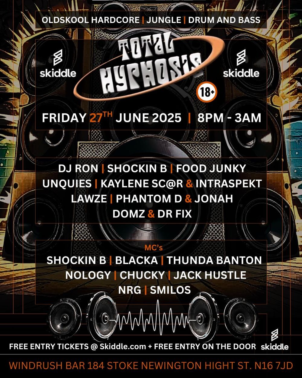 Flyer for Total Hypnosis