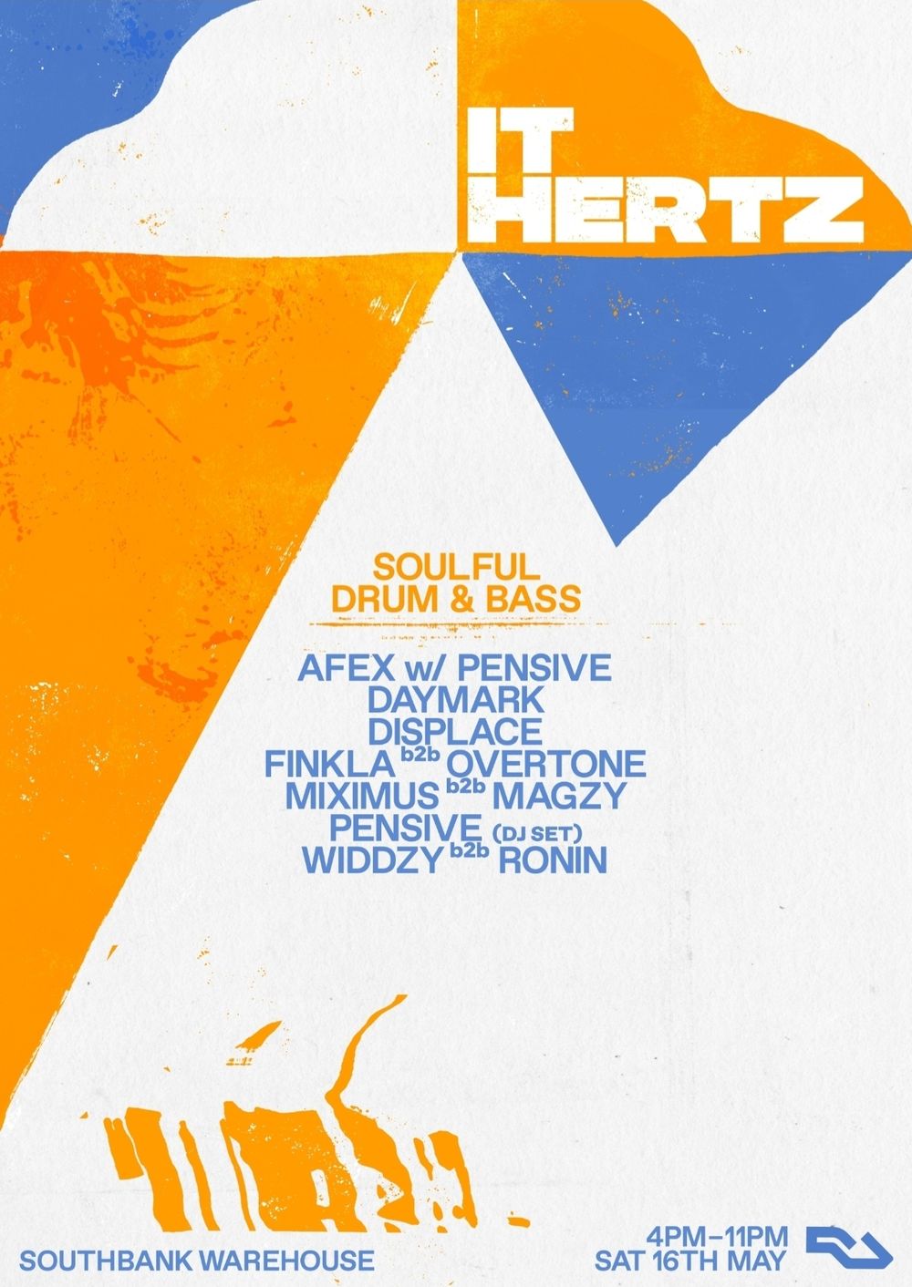 Flyer for It Hertz: Launch Courtyard Day Party