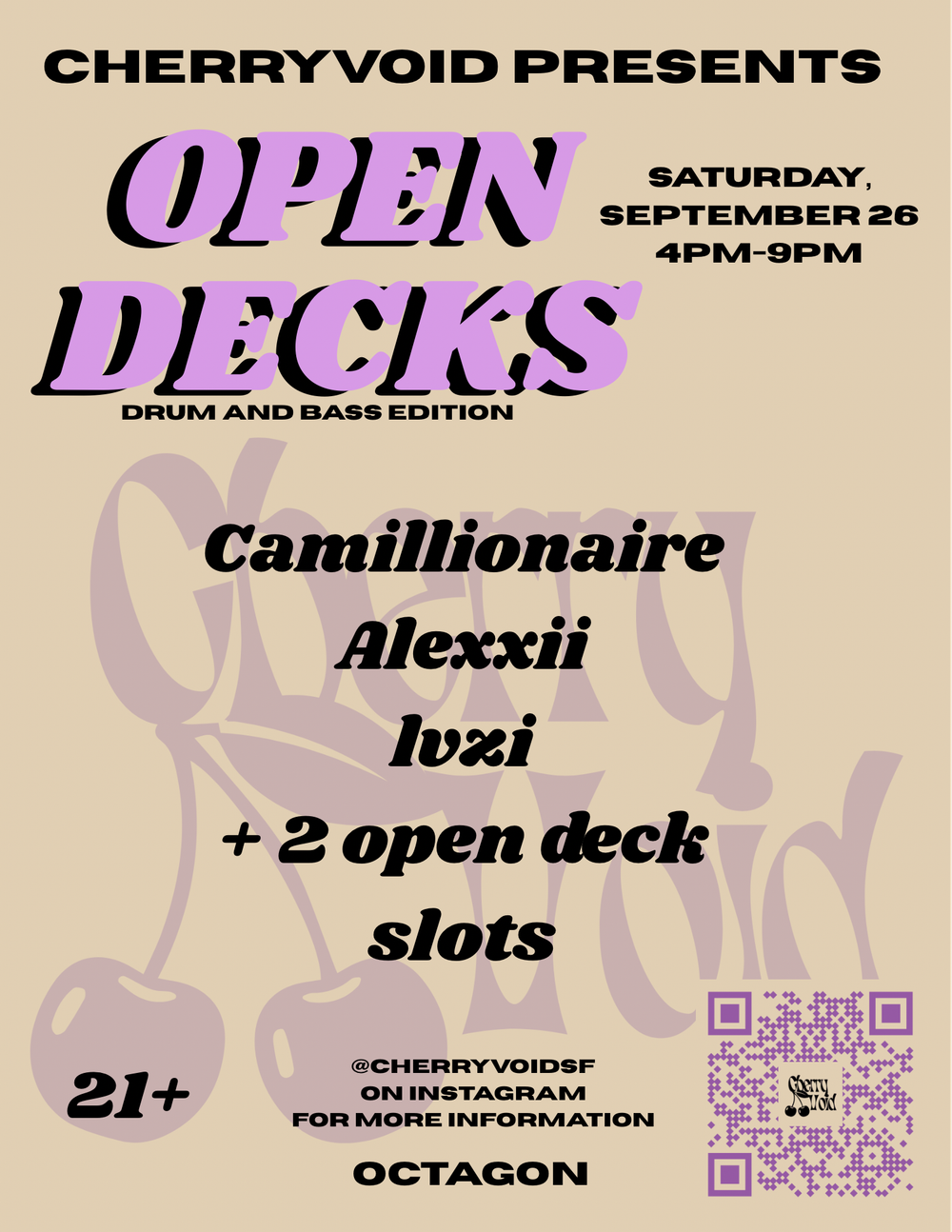 Flyer for CherryVoid