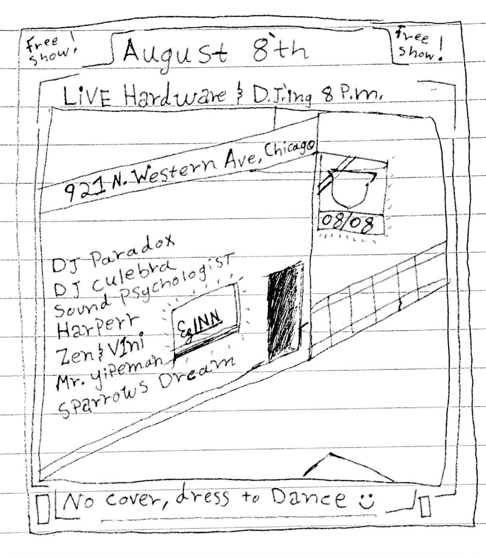 Flyer for 8/08