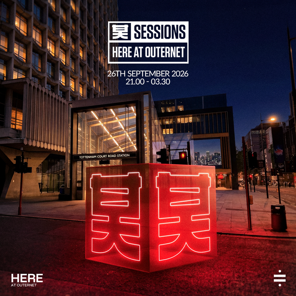 Flyer for Shogun Sessions: HERE at Outernet