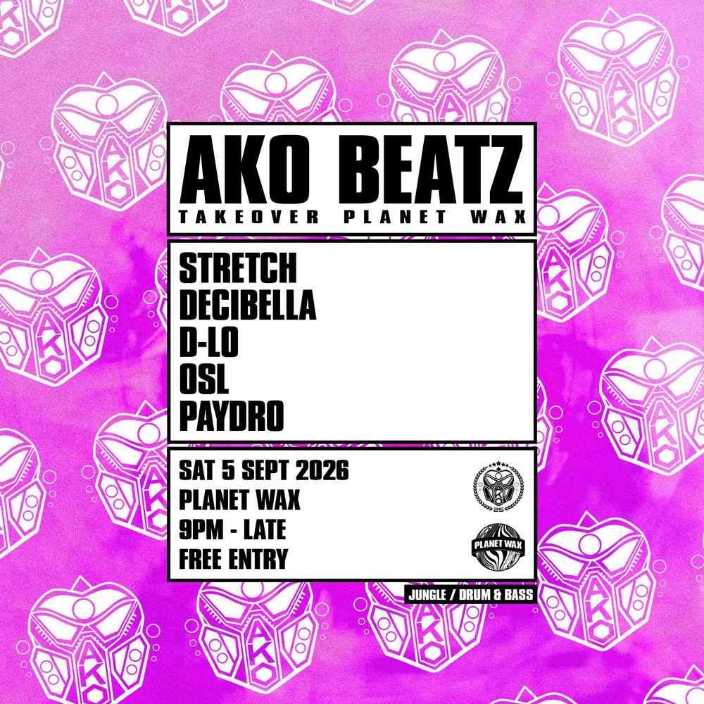 Flyer for AKO BEATZ: Label Takeover