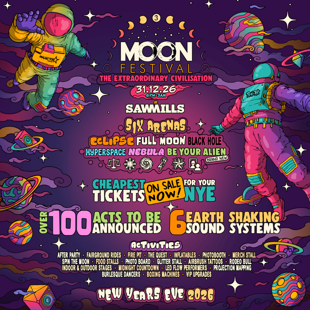 Flyer for Moon Festival 2026: The Extraordinary Civilisation