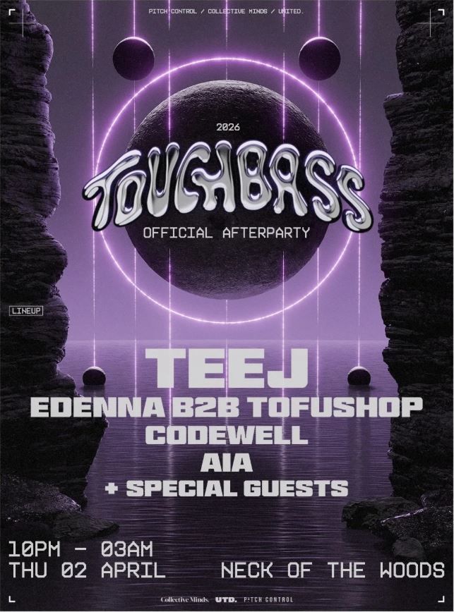 Flyer for TOUCH BASS | OFFICIAL AFTERPARTY