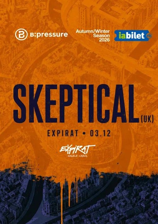 Flyer for B:pressure presents: Skeptical