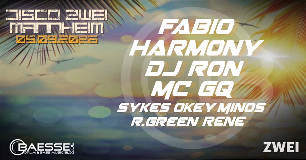 Flyer for Basskantine präsentiert: Fabio, DJ Ron, Harmony & MC GQ
