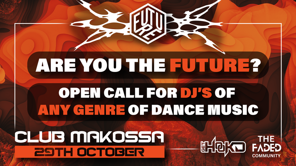 Flyer for FUTURE: DJ Games (UKG / DNB / 140 / Techno / Jungle)