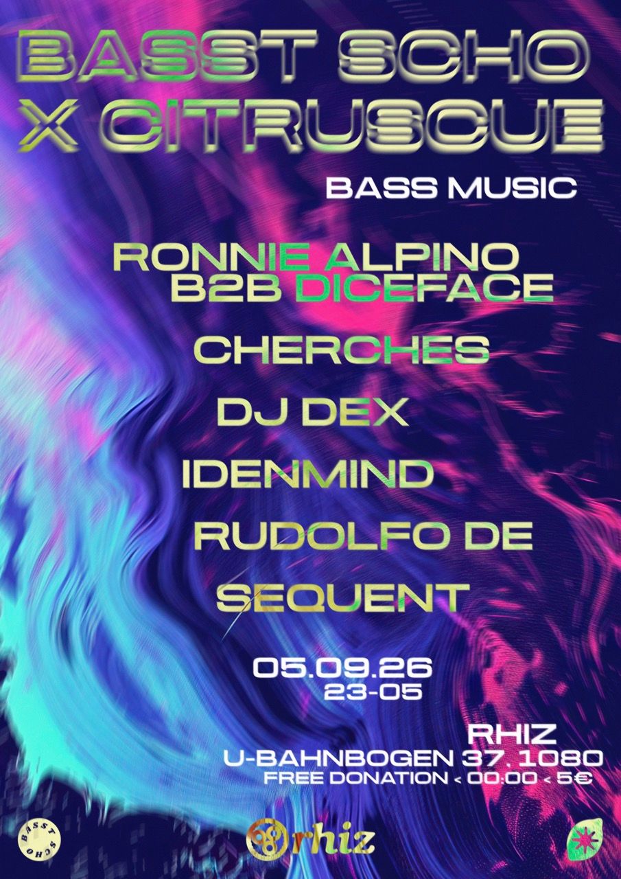 Flyer for BASST SCHO x CITRUS CUE: Sequent's Birthday Bash