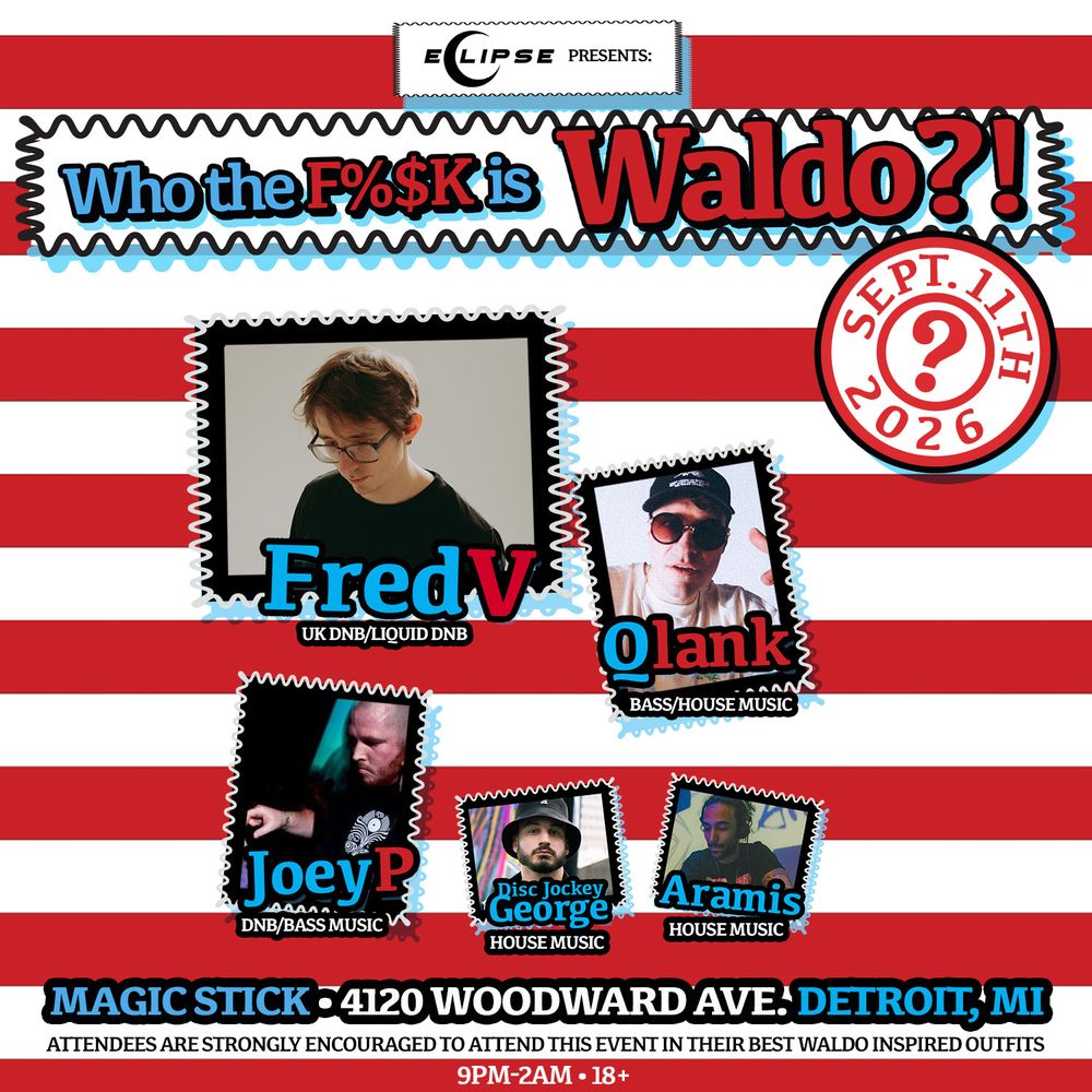 Flyer for Who The F%$K Is Waldo?! - Fred V