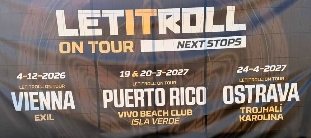 Flyer for Let It Roll on tour: Puerto Rico (2027)