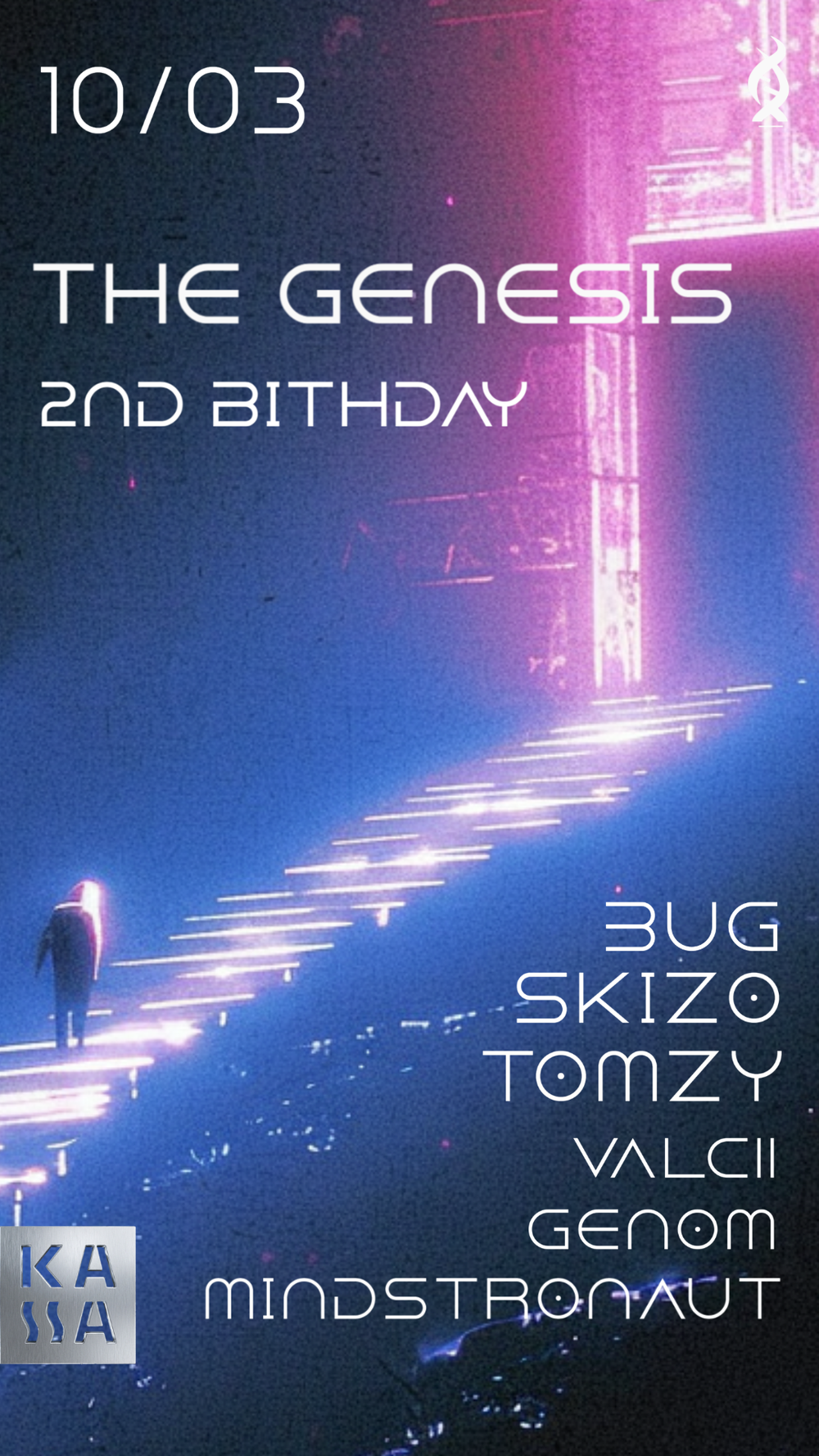Flyer for The Genesis 2nd Birthday