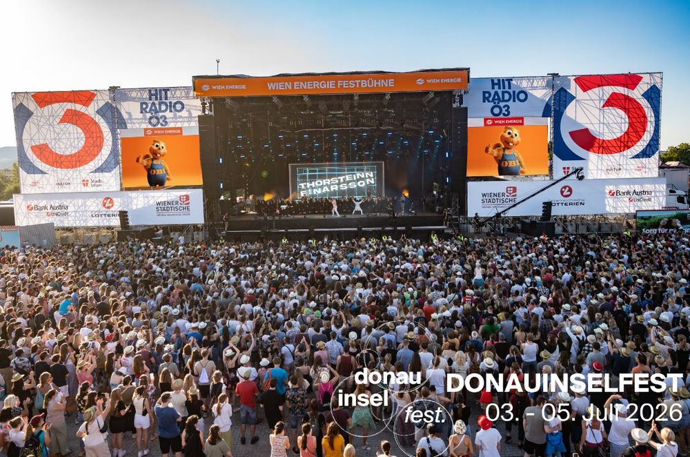 Flyer for 43. Donauinselfest #DIF26