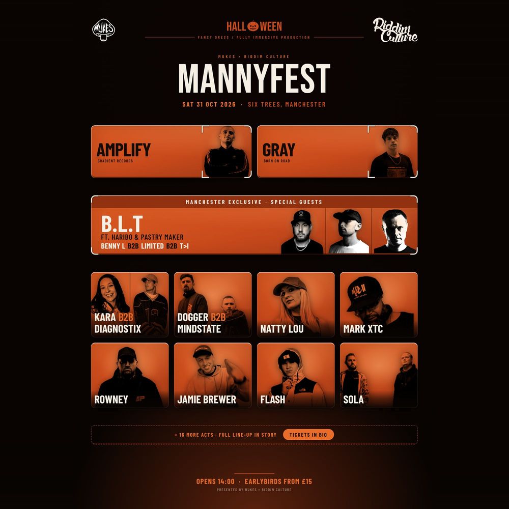 Flyer for Mannyfest Halloween Special