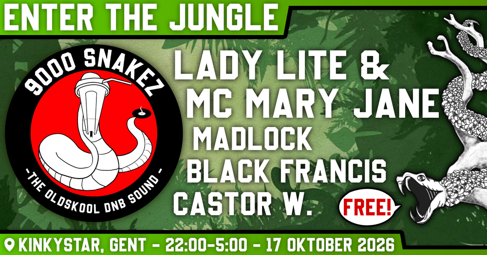 Flyer for 9000 Snakez: Enter The Jungle