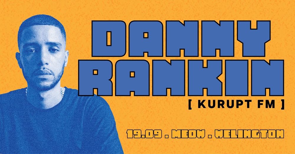 Flyer for TMRW & Meow Touring present: Danny Rankin