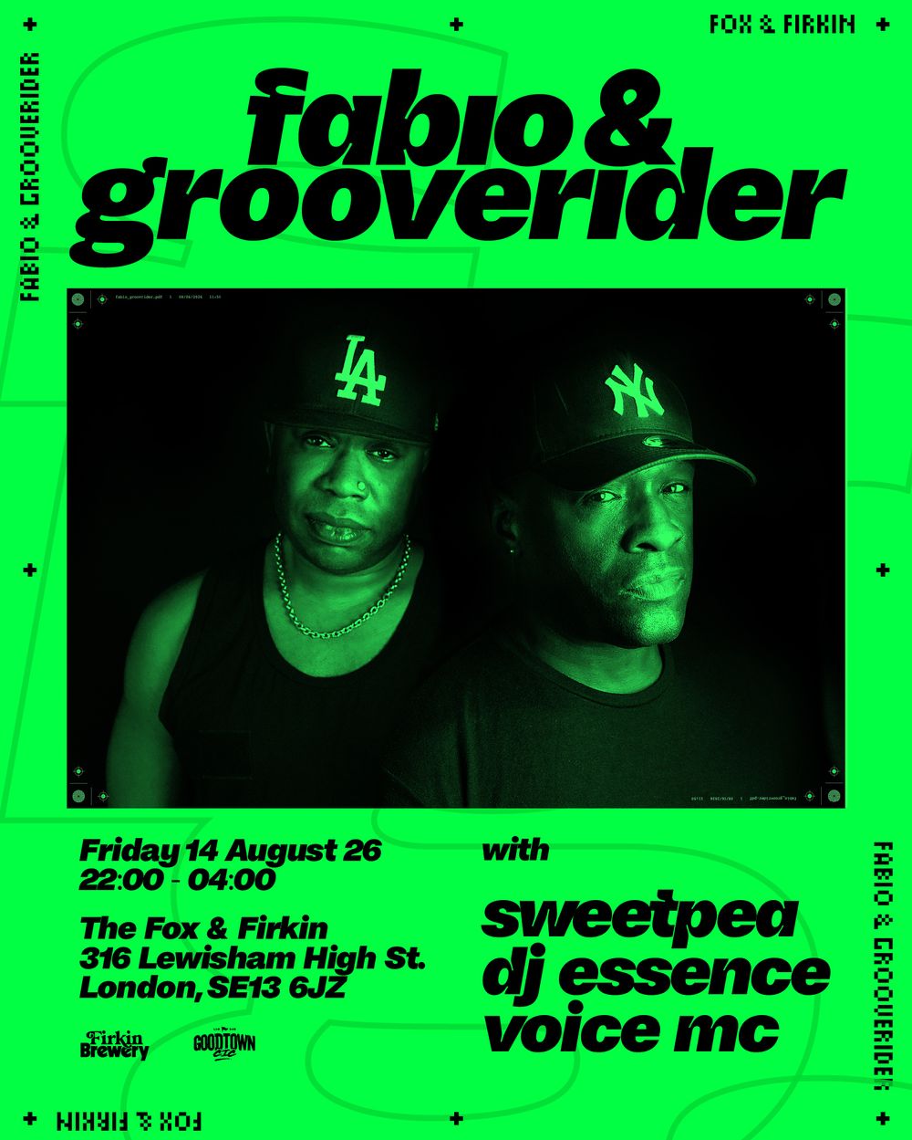 Flyer for Fabio & Grooverider