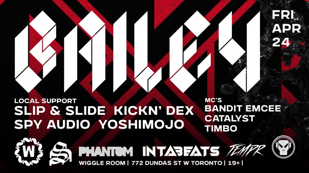 Flyer for Bailey TEMPR INTABEATS