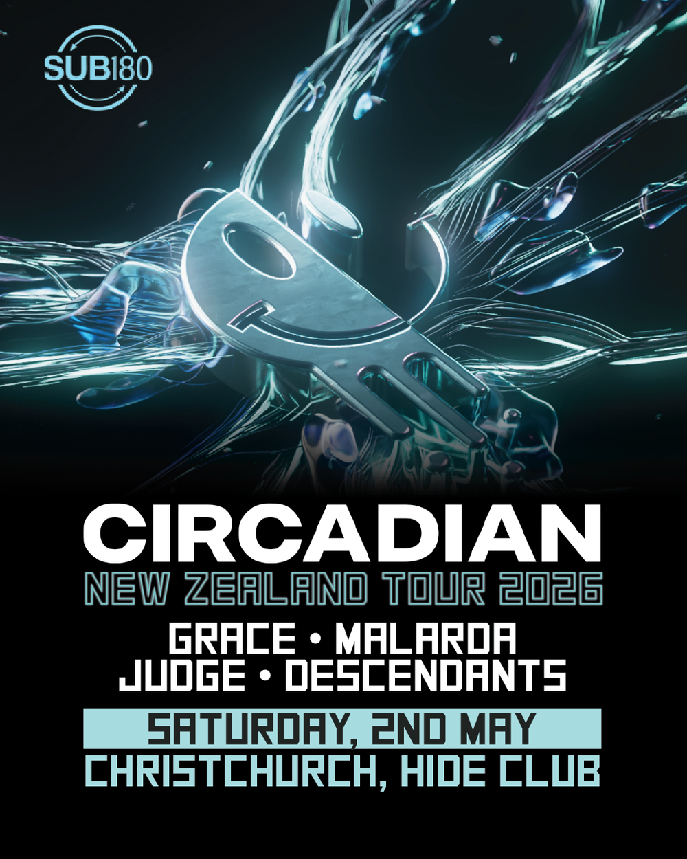 Flyer for Circadian - Christchurch